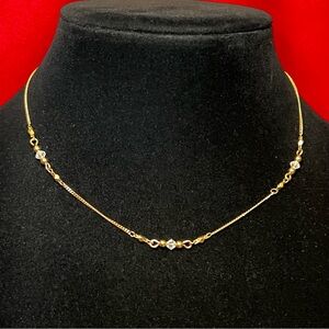 Monet Gold Tone Necklace